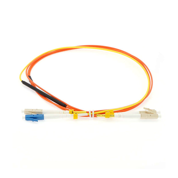 2m Singlemode LC to OM2 LC Duplex Mode Conditioning Fiber Optic Patch Cable