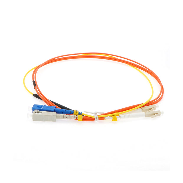 3m Singlemode SC to OM2 LC Duplex Mode Conditioning Fiber Optic Patch Cable