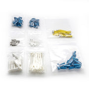 LC/UPC SM DX Uniboot Pull-push Tab Connector 3.0mm Blue-White (10pcs/pack)
