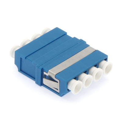 LC/UPC Singlemode Quad Adapter without Frange Blue