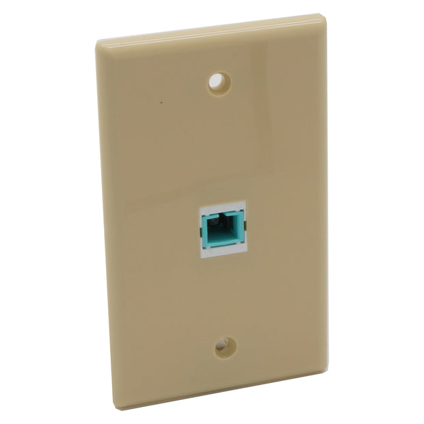 Keystone Jack SC/UPC Multimode Simplex OM3 Aqua
