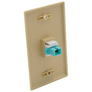 Keystone Jack SC/UPC Multimode Simplex OM3 Aqua