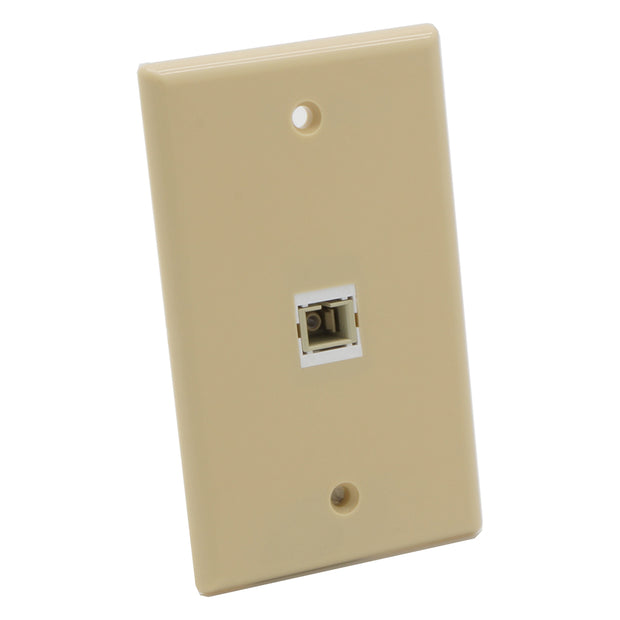 Keystone Jack SC/UPC Multimode Simplex Ivory