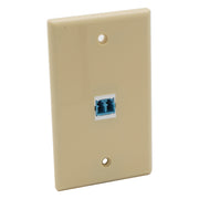 Keystone Jack LC/UPC Singlemode Dupplex Blue