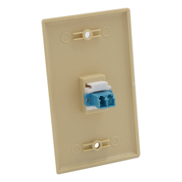 Keystone Jack LC/UPC Singlemode Dupplex Blue