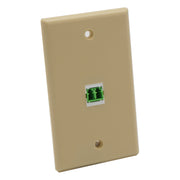 Keystone Jack LC/APC Singlemode Dupplex Green