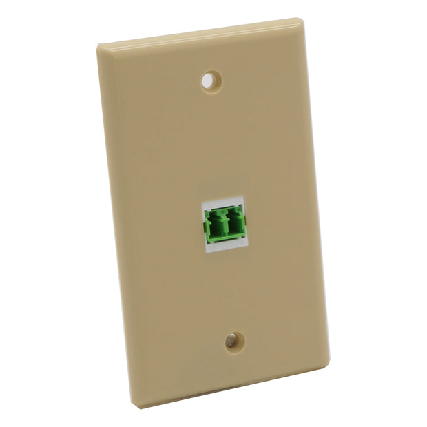 Keystone Jack LC/APC Singlemode Dupplex Green