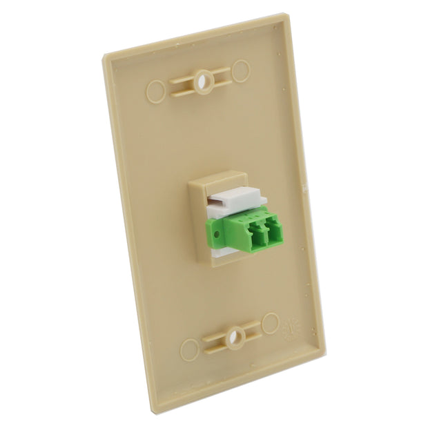 Keystone Jack LC/APC Singlemode Dupplex Green