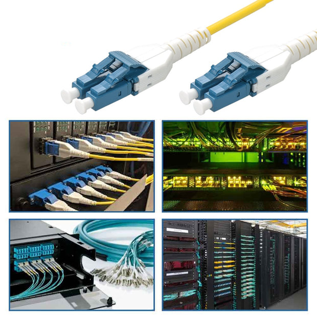 2m Uniboot LC/UPC-LC/UPC Singlemode Duplex Fiber Optic Patch Cable Standard