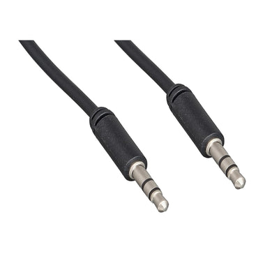 Slim Mold Aux Cable,  3.5mm Stereo Male to 3.5mm Stereo Male