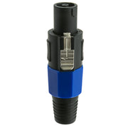 Speakon Male Inline Connector, 4 Pole, 3 Piece