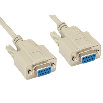 DB9 Female Serial Cable, DB9 Female, UL rated, 9 Conductor, 1:1