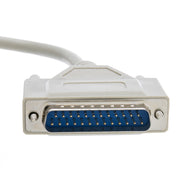 Serial Extension Cable, DB25 Male to DB25 Female, RS-232, 1:1