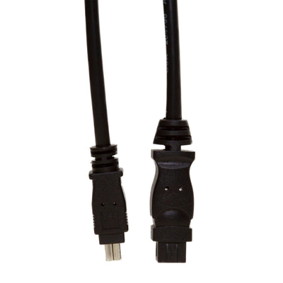 Firewire 400 9 Pin to 4 Pin cable, Black, IEEE-1394a