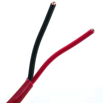 Fire Alarm / Security Cable, Red, 14/2 (14 AWG 2 Conductor), Solid, FPLR, Spool, 1000 foot