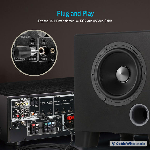 RCA Audio / Video Cable, RCA Male