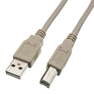 USB 2.0 Printer/Device Cable, Type A Male to Type B Male