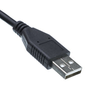 Micro USB 2.0 Cable, Black, Type A Male / Micro-B Male