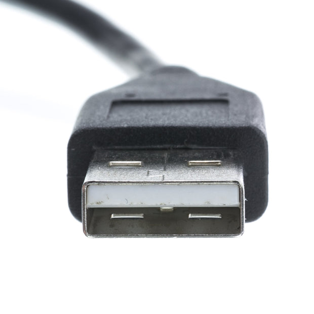 Micro USB 2.0 Cable, Black, Type A Male / Micro-B Male