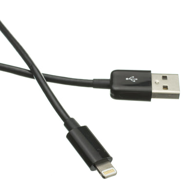 Apple Lightning Authorized Black iPhone, iPad, iPod USB Charge and Sync Cable