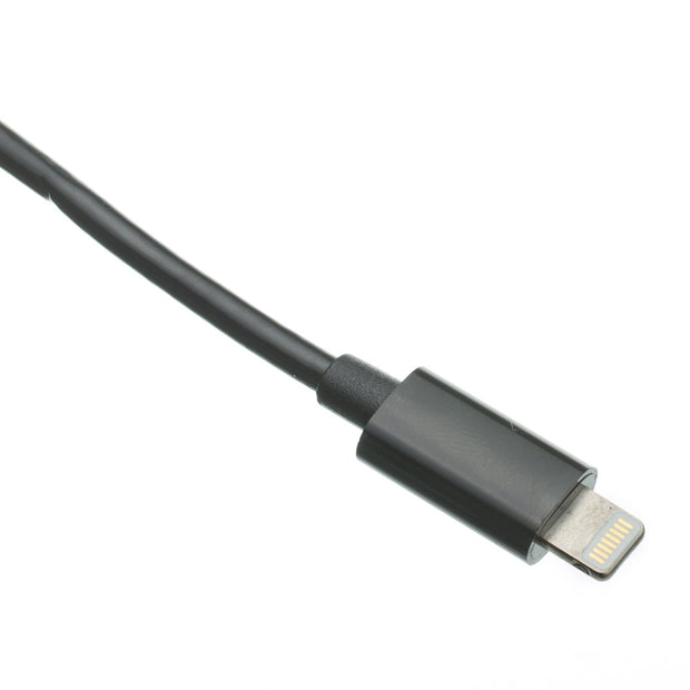 Apple Lightning Authorized Black iPhone, iPad, iPod USB Charge and Sync Cable