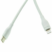 USB C to Lightning, Fast Charge & Data Sync Apple Products, White