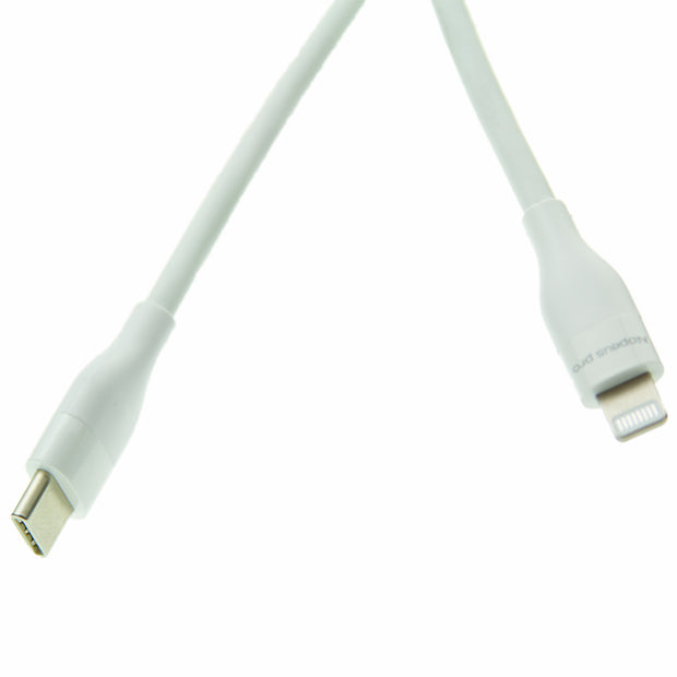 USB C to Lightning, Fast Charge & Data Sync Apple Products, White