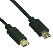 USB 2.0 Micro Adapter, USB Micro-B Female to USB Type-C Male