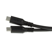 USB4 40Gbps 100 watt Fast Charging Cable, USB Type C Male to Male, ThunderBolt 3 Compatible, PVC Jacket - Black