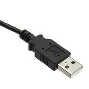 Mini 4 Pin USB 2.0 Cable, Black, Type A Male to 4 Pin Mini-B Male, 6 foot