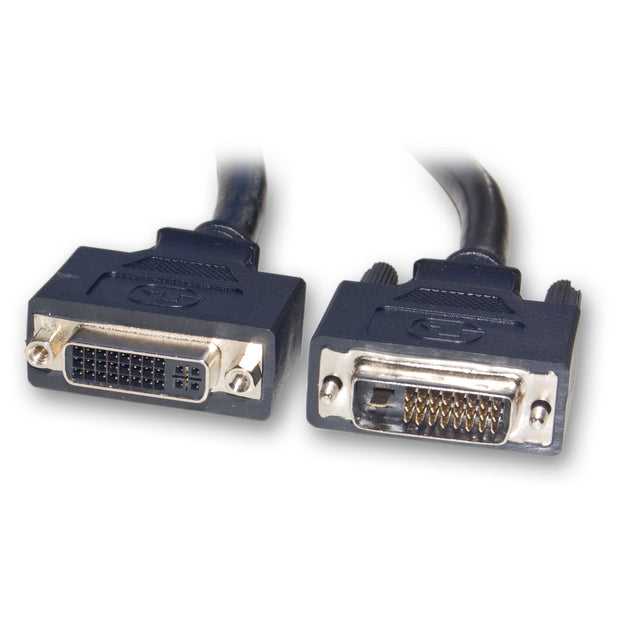 DVI-D Dual Link Extension Cable, Black, DVI-D Male to DVI-D Female