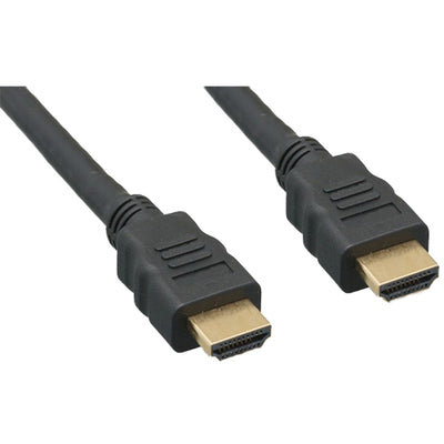 HDMI Cable, High Speed with Ethernet, HDMI-A male to HDMI-A male, 4K @ 60Hz, 28 AWG, 25 foot