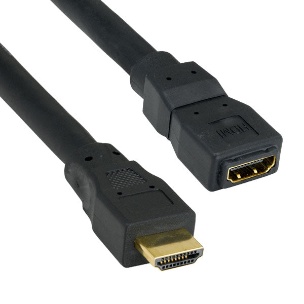 HDMI Extension Cable, High Speed with Ethernet, HDMI Male to HDMI Female, 24AWG