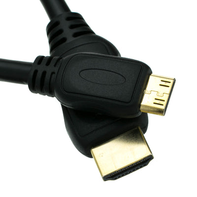 Mini HDMI Cable, High Speed with Ethernet, HDMI Male to Mini HDMI Male (Type C) for Camera and Tablet