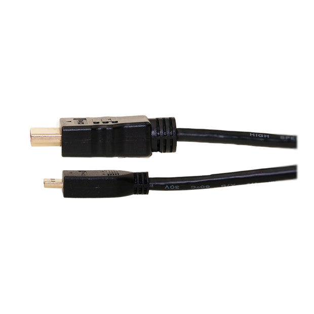 Micro HDMI Cable, High Speed with Ethernet, HDMI Male to Micro HDMI Male (Type D)