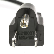 Computer / Monitor Power Cord, Black, NEMA 5-15P to C13, 18AWG, 10 Amp