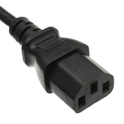 Computer / Monitor Power Extension Cord, Black, C13 to C14, 10 Amp