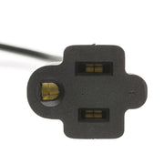 Power Cord Adapter, Black, C14 to NEMA 5-15R, 10 Amp