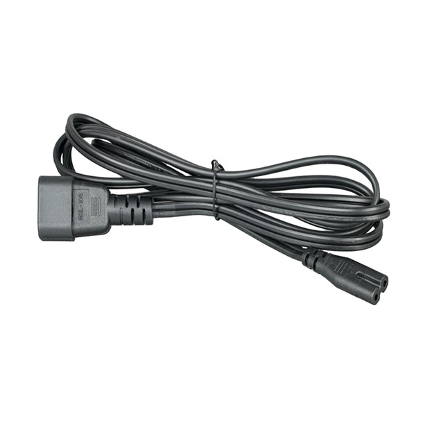 Power Cord, C14 to C7, Non-Polarized, 18AWG, Black