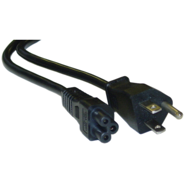 Notebook/Laptop Power Cord, NEMA 5-15P to C5, 3 Pin