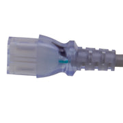 Hospital Grade Green Dot Power Cord, Nema 5-15 to C13, 18 AWG, SJT, 10 Amp / 125 Volt