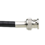 BNC RG6 Coaxial Cable, Black, BNC Male, UL rated, 6 foot