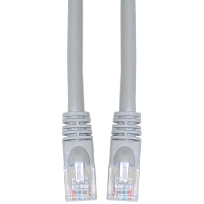 Cat6 Gray Copper Ethernet Crossover Cable, Snagless/Molded Boot