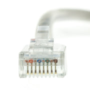 Cat5e Gray Copper Ethernet Patch Cable, Bootless, POE Compliant