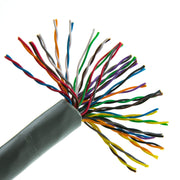 Bulk Cat5e Telco Trunk Cable, Gray, 24 AWG, 25 Twisted Pairs, CMR, Wooden Spool, 1000 foot
