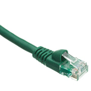 Cat6 Green Copper Ethernet Patch Cable, Snagless/Molded Boot, POE Compliant