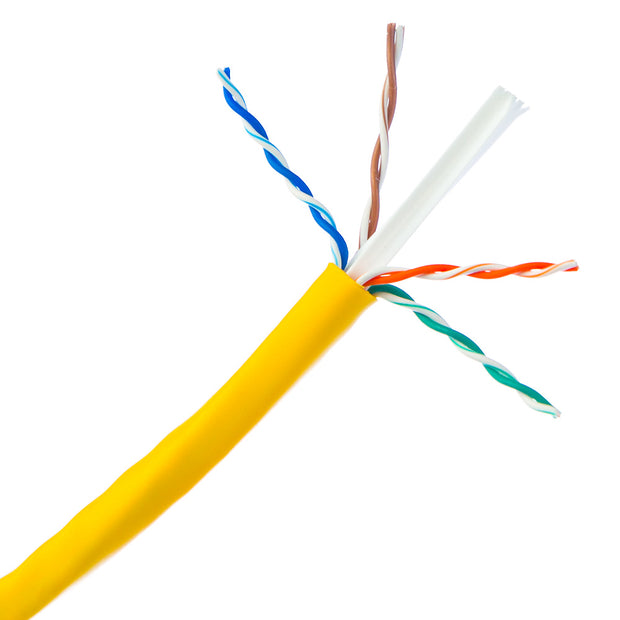 Bulk Cat6 Ethernet Cable, Stranded, UTP (Unshielded Twisted Pair), Pullbox, 1000 foot