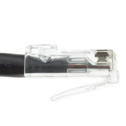 Cat6 Black Copper Ethernet Patch Cable, Bootless, POE Compliant