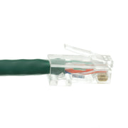 Cat6 Green Copper Ethernet Patch Cable, Bootless, POE Compliant