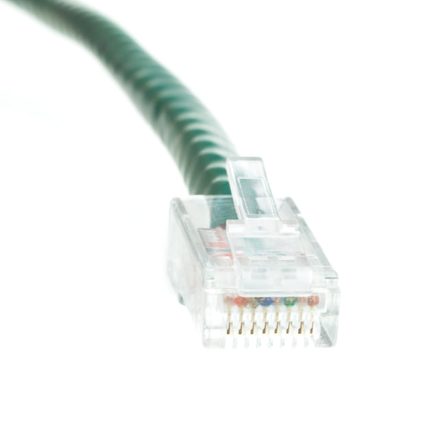 Cat6 Green Copper Ethernet Patch Cable, Bootless, POE Compliant